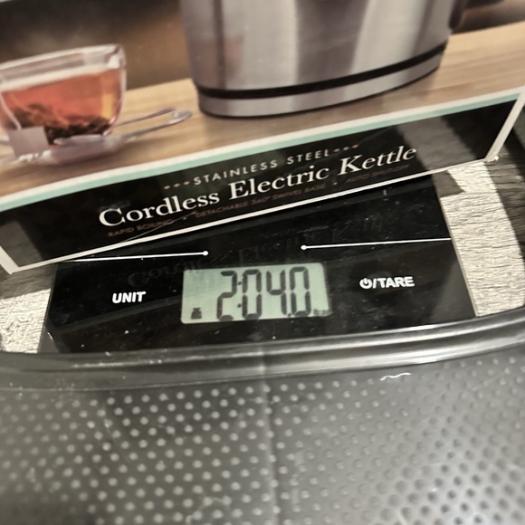 parini 360 swivel base Cordless Electric Kettle in box stainless steel - Picture 7 of 7